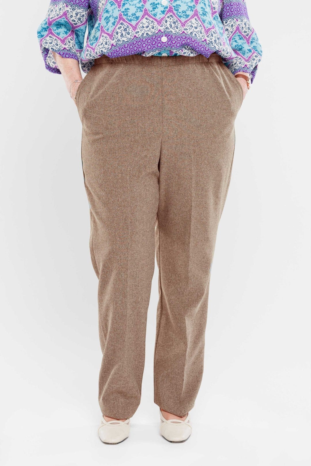 PANTALON ADAPTÉ FEMME OUV.COTÉ CHINÉ