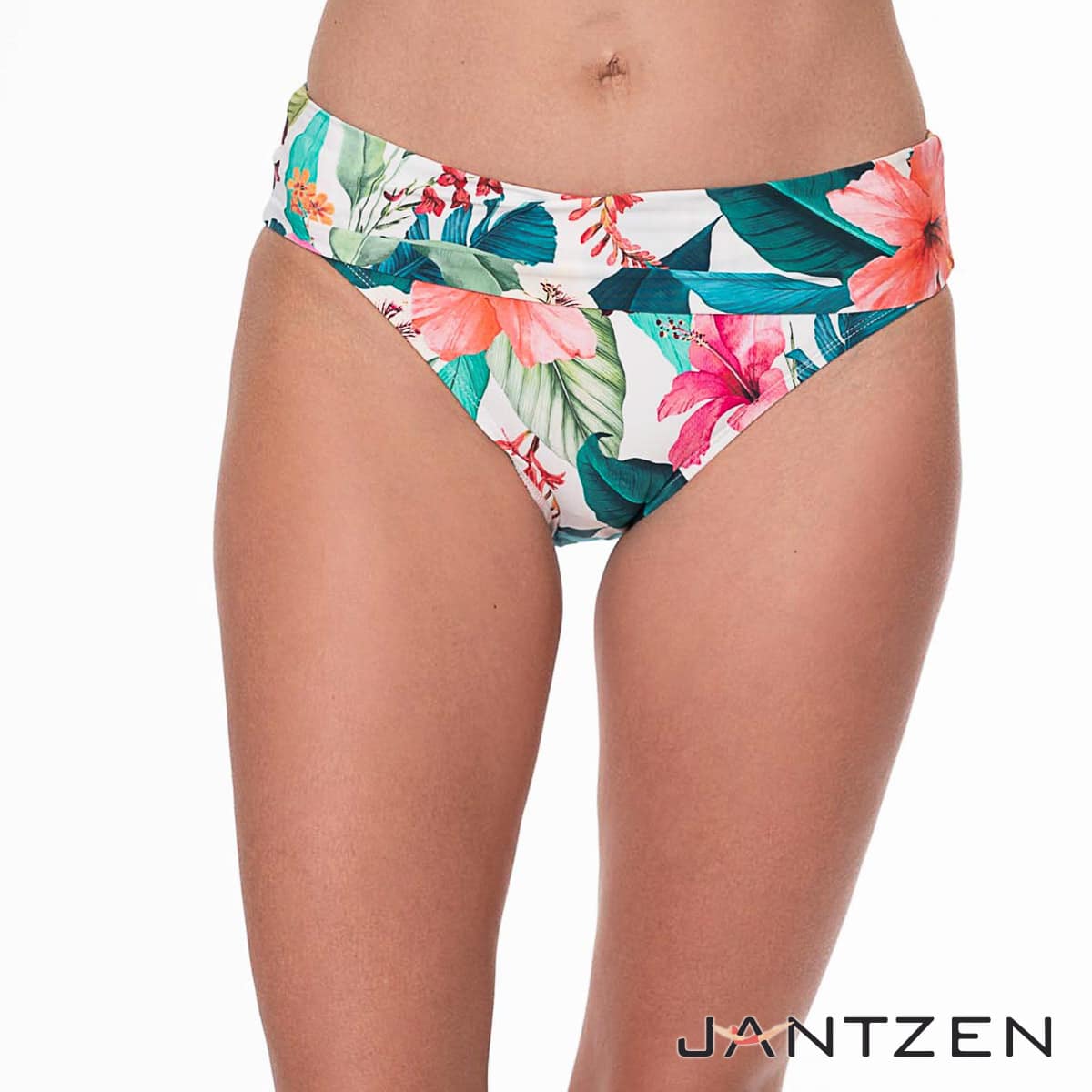 JANTZEN HAWAIIAN SUNRISE BAS BIKINI HIPSTER JULIE