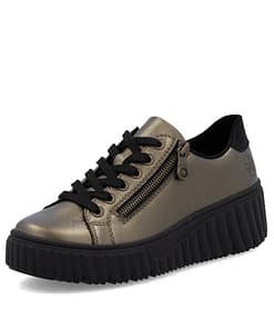 RIEKER SOULIER FEMME EN CUIR FERMETURE ECLAIR